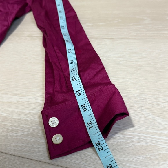 Banana Republic Magenta Long Sleeve Collared Button Down - Picture 9 of 10